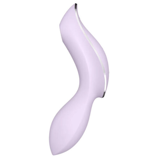 SATISFYER – CURVY TRINITY 2 ESTIMULADOR Y VIBRADOR MORADO - intimamenities.com