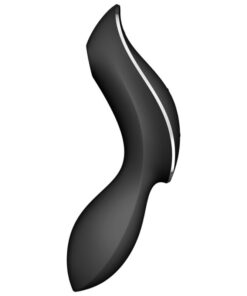 SATISFYER – CURVY TRINITY 2 ESTIMULADOR Y VIBRADOR NEGRO - intimamenities.com
