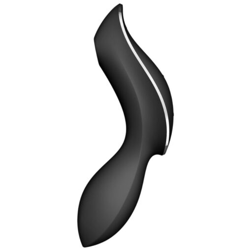 SATISFYER – CURVY TRINITY 2 ESTIMULADOR Y VIBRADOR NEGRO - intimamenities.com