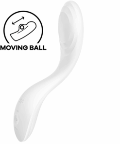 SATISFYER – RRROLLING PLEASURE VIBRADOR PUNTO G BLANCO - intimamenities.com