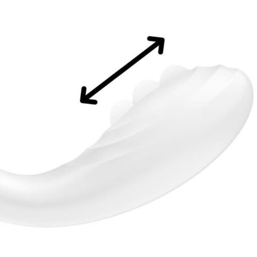 SATISFYER – RRROLLING PLEASURE VIBRADOR PUNTO G BLANCO - intimamenities.com
