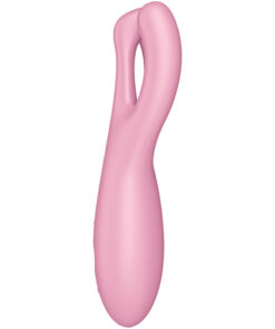 SATISFYER – THREESOME 4 VIBRADOR APP ROSA - intimamenities.com