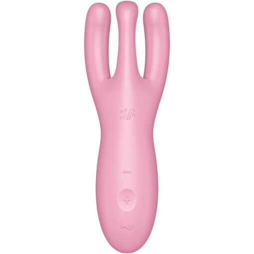SATISFYER – THREESOME 4 VIBRADOR APP ROSA - intimamenities.com
