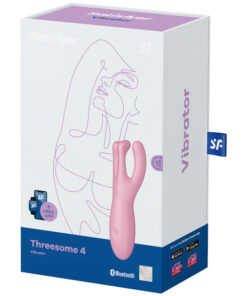 SATISFYER – THREESOME 4 VIBRADOR APP ROSA - intimamenities.com
