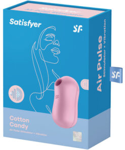 SATISFYER – COTTON CANDY ESTIMULADOR Y VIBRADOR LILA - intimamenities.com