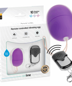 ONLINE - HUEVO VIBRADOR CONTROL REMOTO S LILA
