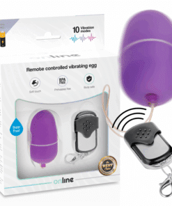 ONLINE - HUEVO VIBRADOR CONTROL REMOTO M LILA