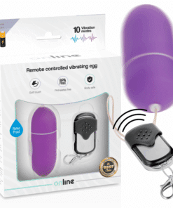 ONLINE - HUEVO VIBRADOR CONTROL REMOTO L LILA