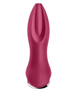 SATISFYER – ROTATOR PLUG 2+ PLUG VIBRADOR APP ROJO - intimamenities.com