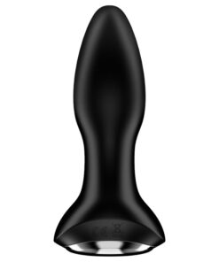 SATISFYER – ROTATOR PLUG 2+ PLUG VIBRADOR APP NEGRO - intimamenities.com