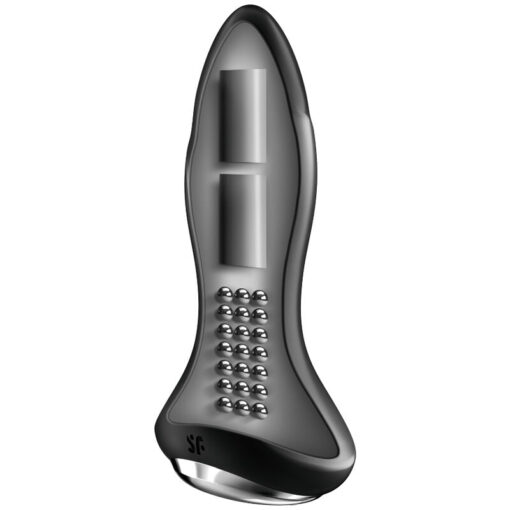 SATISFYER – ROTATOR PLUG 1+ PLUG VIBRADOR APP NEGRO - intimamenities.com