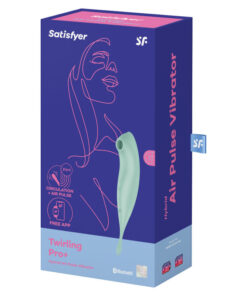 SATISFYER – TWIRLING PRO+ ESTIMULADOR Y VIBRADOR APP VERDE - intimamenities.com