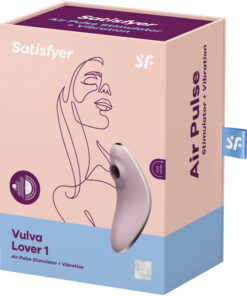 SATISFYER – VULVA LOVER 1 ESTIMULADOR Y VIBRADOR VIOLETA - intimamenities.com
