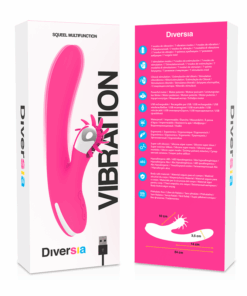 DIVERSIA – BUNNY VIBRATING 24 CM - intimamenities.com