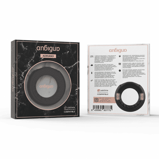 ANBIGUO – ADRIANO ANILLO VIBRADOR COMPATIBLE CON WATCHME WIRELESS TECHNOLOGY - intimamenities.com