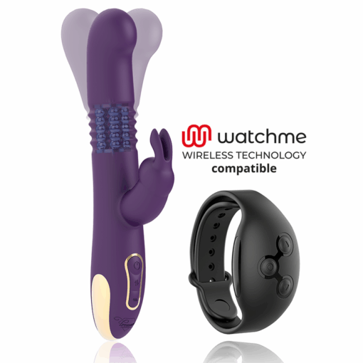 TREASURE – BASTIAN RABBIT UP & DOWN, ROTATOR & VIBRATOR COMPATIBLE CON WATCHME WIRELESS TECHNOLOGY - intimamenities.com