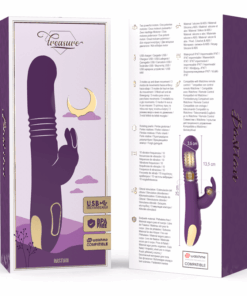 TREASURE – BASTIAN RABBIT UP & DOWN, ROTATOR & VIBRATOR COMPATIBLE CON WATCHME WIRELESS TECHNOLOGY - intimamenities.com