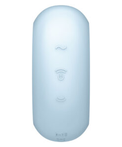 SATISFYER – PRO TO GO 3 ESTIMULADOR Y VIBRADOR DOBLE AZUL - intimamenities.com