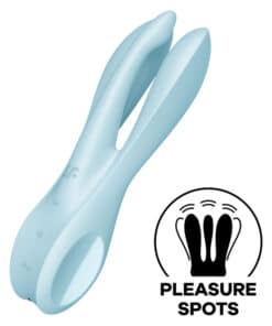 SATISFYER - THREESOME 1 VIBRADOR AZUL