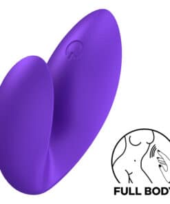 SATISFYER - LOVE RIOT VIBRADOR DEDAL MORADO