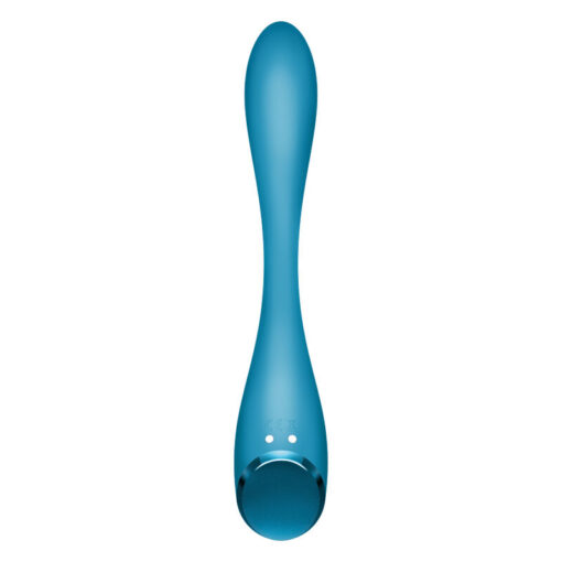 SATISFYER – G-SPOT FLEX 5 MULTI VIBRADOR AZUL - intimamenities.com