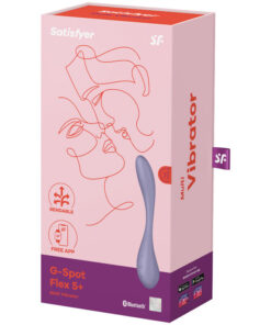 SATISFYER – G-SPOT FLEX 5 MULTI VIBRADOR LILA - intimamenities.com