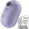 SATISFYER – PRO TO GO 2 ESTIMULADOR Y VIBRADOR DOBLE VIOLETA - intimamenities.com