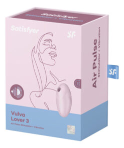 SATISFYER – VULVA LOVER 3 ESTIMULADOR Y VIBRADOR ROSA - intimamenities.com