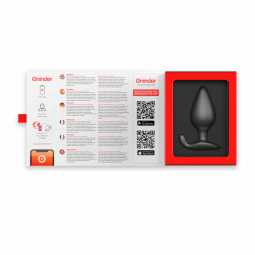 ONINDER – RIO PLUG ANAL VIBRADOR NEGRO – APP GRATUITA - intimamenities.com