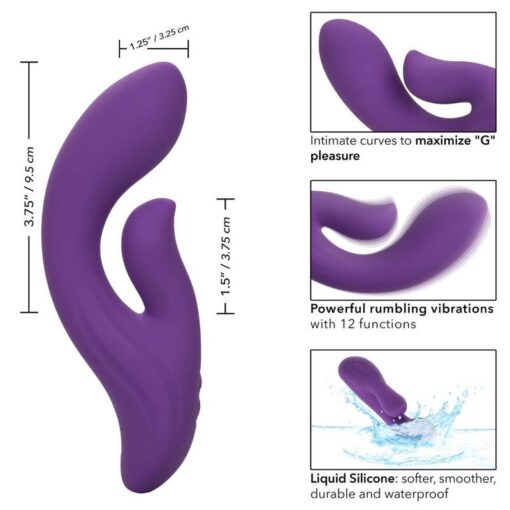 CALEXOTICS – STELLA DUAL PLEASER VIOLETA - intimamenities.com