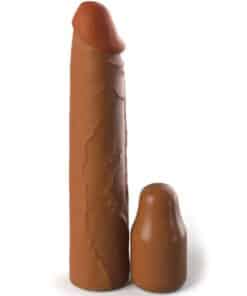 FANTASY X- TENSIONS - PIPEDREAMS SLEEVE 20,32 CM + 5,00 CM INCH PLUG CARAMEL