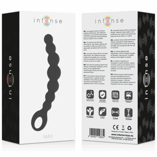 INTENSE - ANAL BEADS MAX NEGRO - Imagen 5