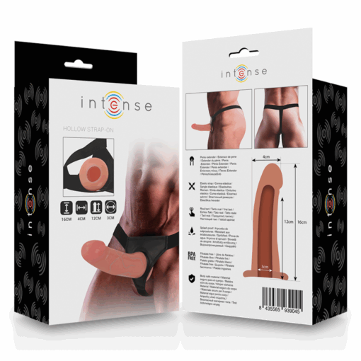INTENSE - ARNÉS HUECO CON DILDO 16 X 3 CM - Imagen 8