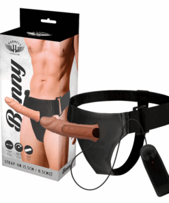 HARNESS ATTRACTION - ARNÉS  HUECO BENNY CON VIBRADOR 15 CM -O- 4.5 CM