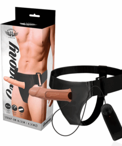 HARNESS ATTRACTION - ARNÉS  HUECO GREGORY CON VIBRADOR 16.5 CM -O- 4.3 CM