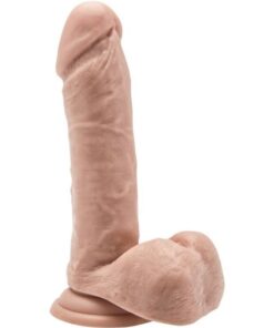 GET REAL - DILDO 18 CM CON TESTÍCULOS NATURAL