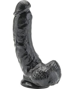 GET REAL - DILDO 20,5 CM CON TESTÍCULOS NEGRO