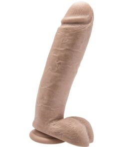 GET REAL - DILDO 25,5 CM CON TESTÍCULOS NATURAL