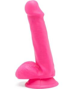 GET REAL - HAPPY DICKS DILDO 12 CM CON TESTÍCULOS ROSA