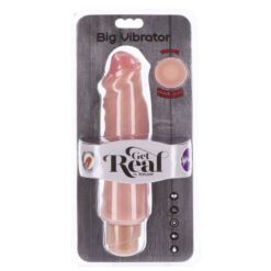 GET REAL - DUAL DENSITY BIG VIBRADOR 20,5 CM NATURAL - piKanteo | Despierta tu lado más piKante