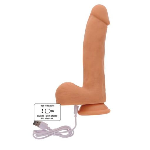 GET REAL - DILDO EMPUJE MAGNÉTICO PULSANTE NATURAL - Imagen 3