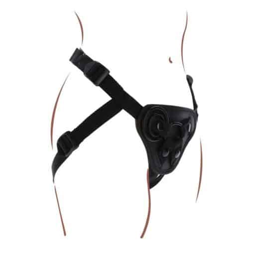GET REAL - STRAP-ON HARNÉS NEGRO - Imagen 5