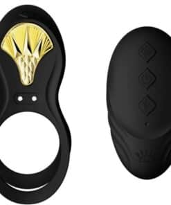 ZALO – BAYEK ANILLO VIBRADOR CONTROL REMOTO PAREJAS NEGRO - intimamenities.com