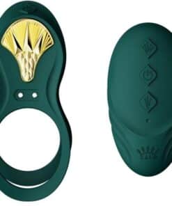 ZALO – BAYEK ANILLO VIBRADOR CONTROL REMOTO PAREJAS VERDE - intimamenities.com