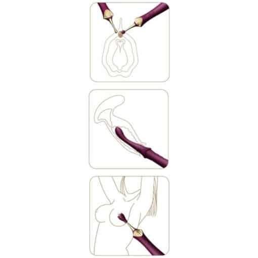 ZALO - BESS 2 MASAJEADOR PERSONAL MORADO - Imagen 12