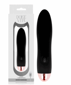 DOLCE VITA - VIBRADOR RECARGABLE FOUR NEGRO 7 VELOCIDADES