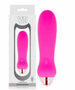 DOLCE VITA - VIBRADOR RECARGABLE FIVE ROSA 7 VELOCIDADES