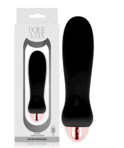 DOLCE VITA - VIBRADOR RECARGABLE FIVE NEGRO 7 VELOCIDADES
