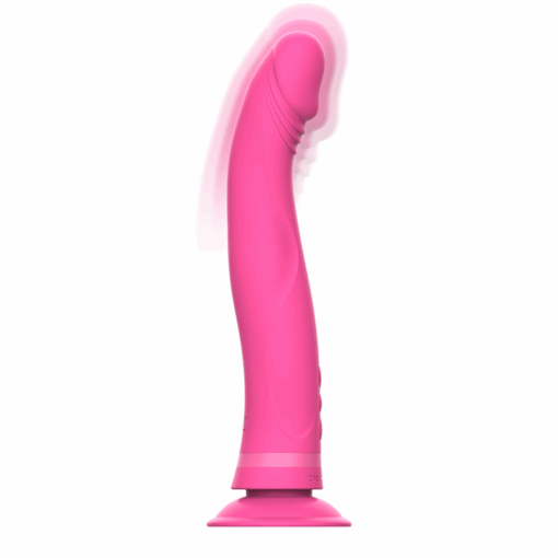 INTENSE – MICHELANGELO DILDO VIBRADOR SILICONA ROSA - intimamenities.com
