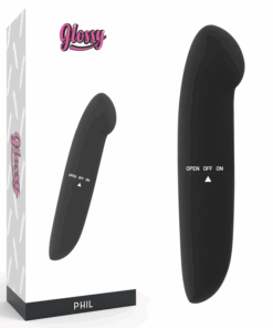 GLOSSY - PHIL VIBRADOR NEGRO